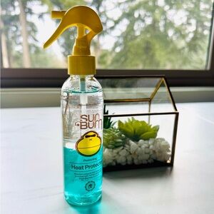 NEW Sun Bum Protecting Heat Protector Spray 6 oz | UV Leave-In Hair Treatment